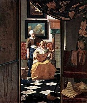 La lettre d'amour, Vermeer