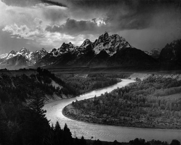 The tetons and the Snake River, Ansel Adams
